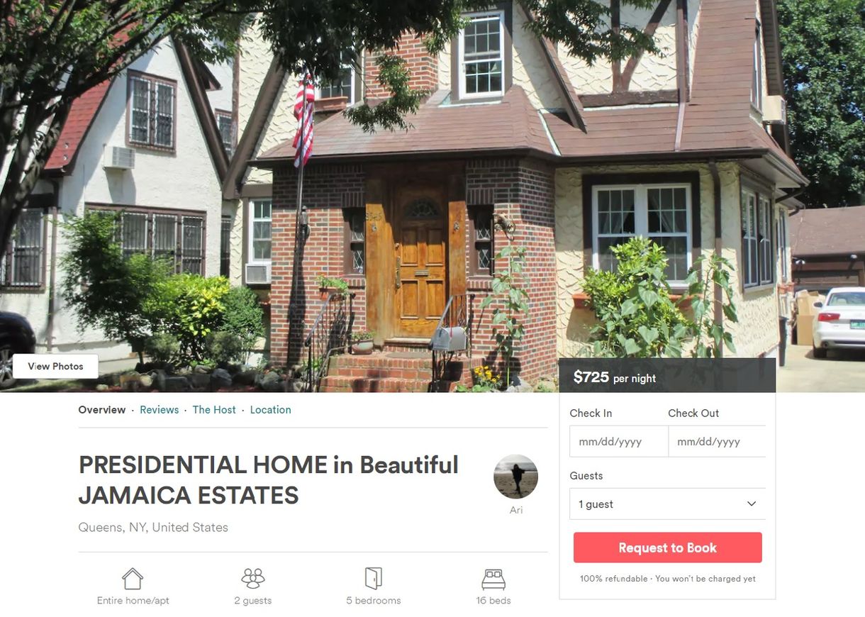 Airbnb-n bárki kiveheti Trump gyerekkori otthonát