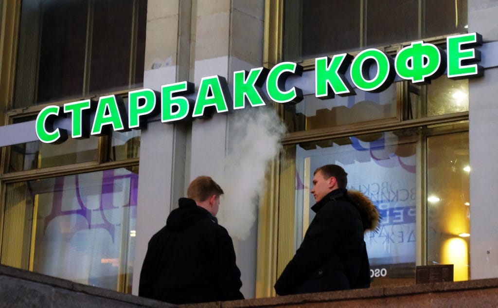 Kivonul a Starbucks is Oroszországból