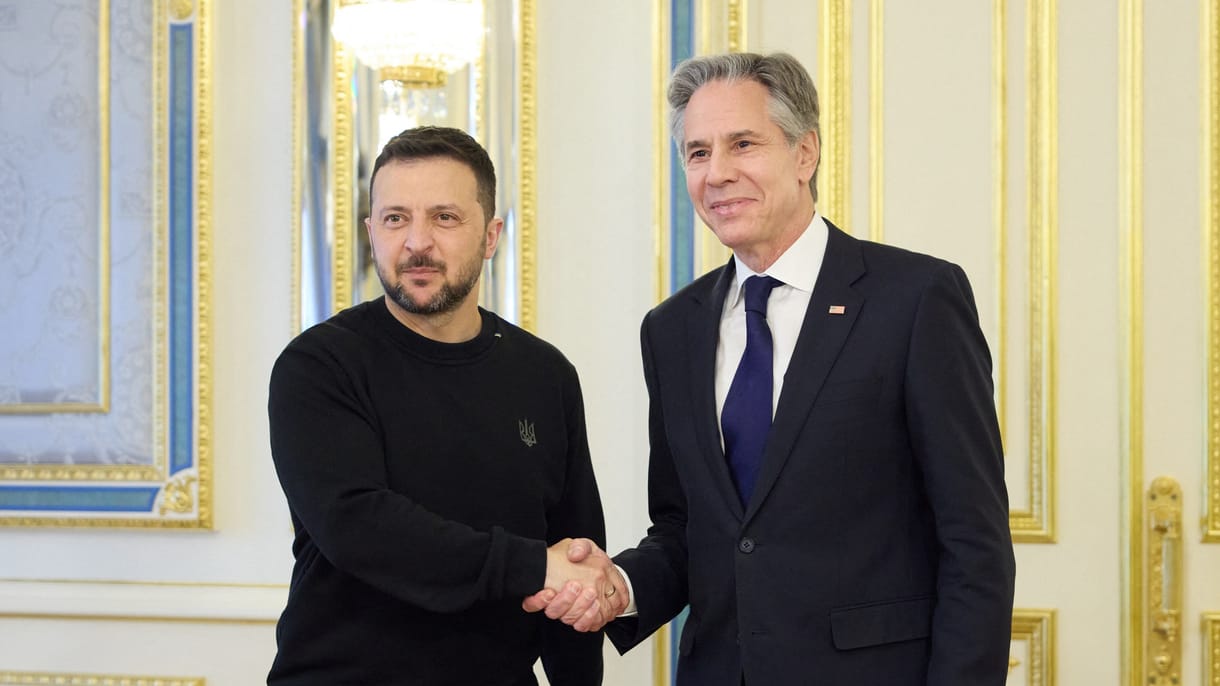 Az Egyesült Államok segítsége már úton van - találkozott Volodimir Zelenszkij és Antony Blinken