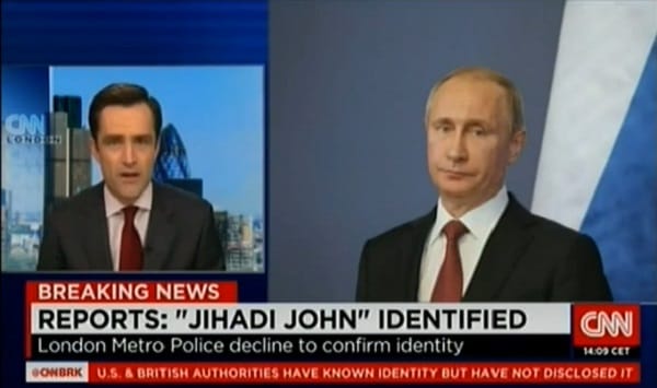 Kínos baki: Putyin lett az Iszlám Állam hóhérja a CNN-nél – videó