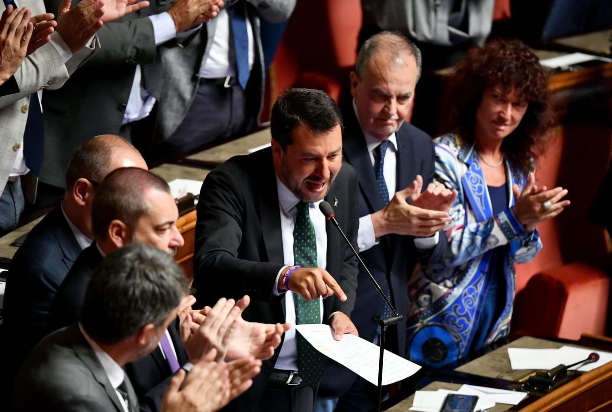 Az EU-ra mutogatva akarja szétverni az olasz koalíciót Matteo Salvini