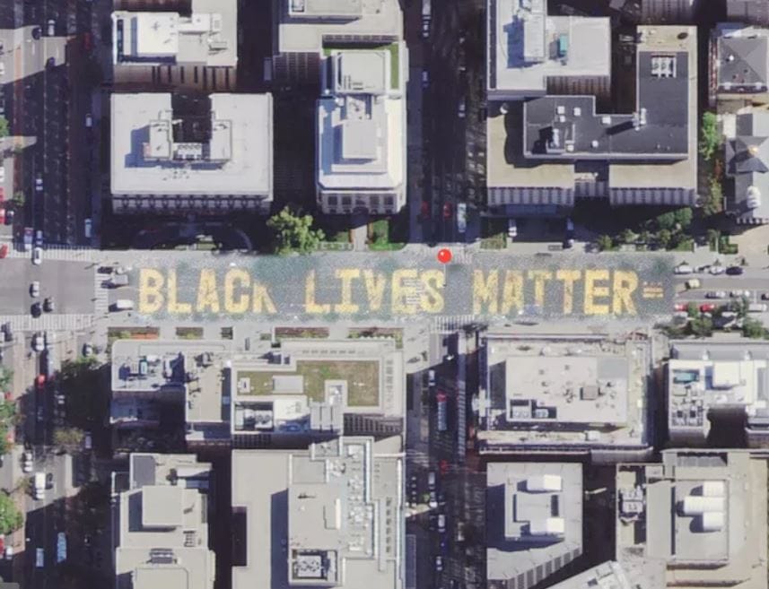 Apró, de fontos: az iPhone-os térképen már látszik a Black Lives Matter Plaza
