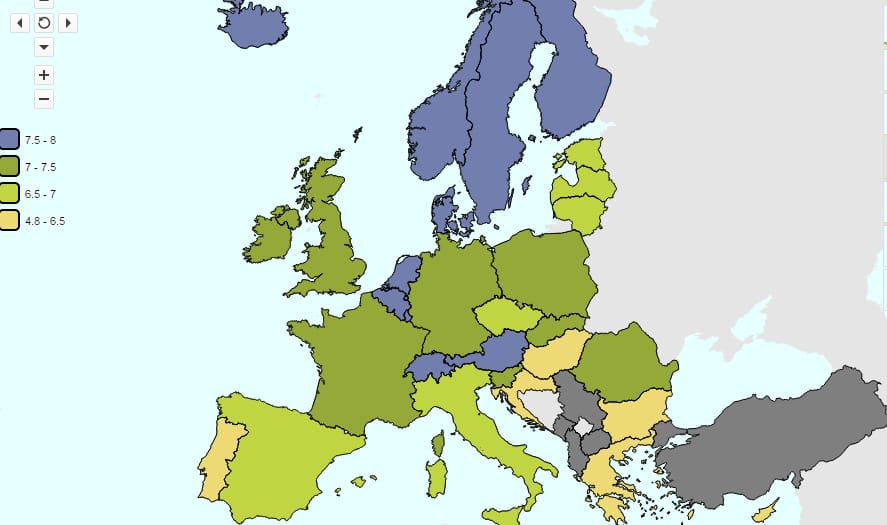 Elkészült Európa boldogság-térképe: hazánk hátul kullog
