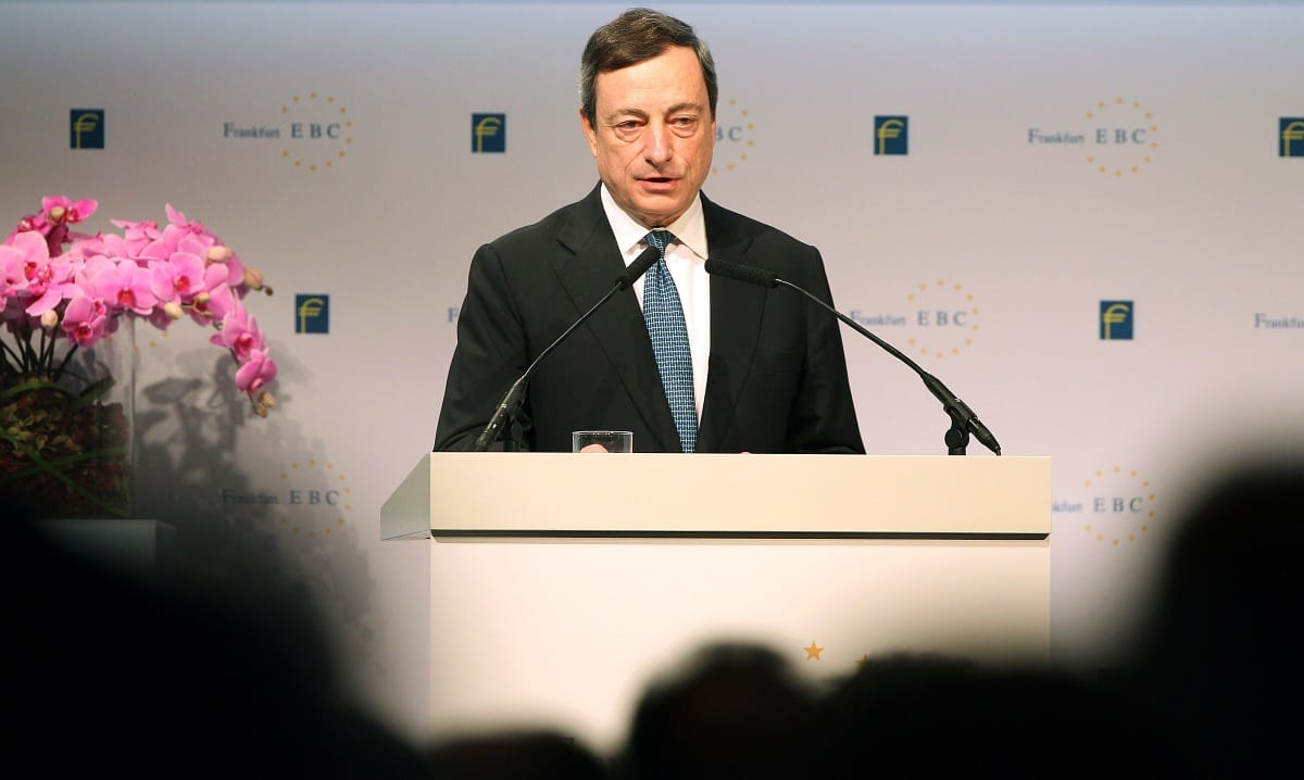 Draghi: lassan enyhülnek a piaci feszültségek az eurózónában