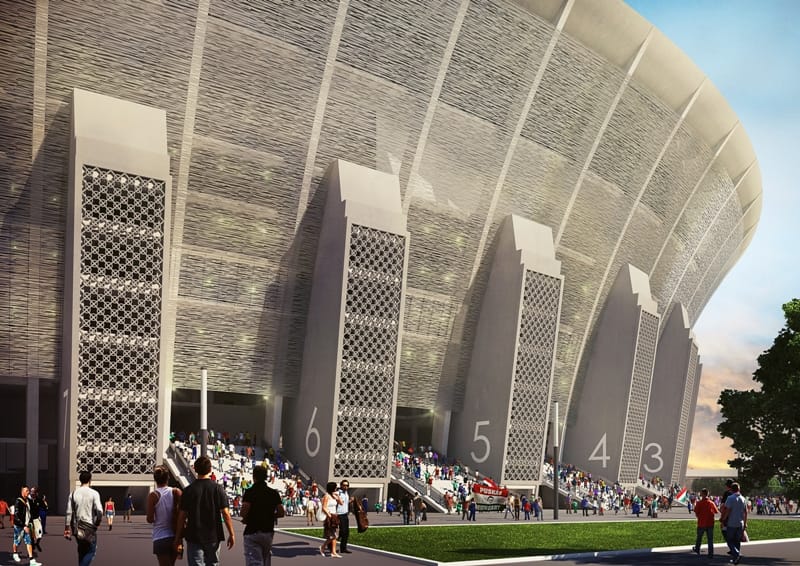Elkezdik a földdel egyenlővé tenni a Puskás Stadiont