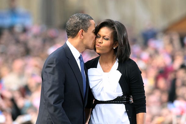 Obamáné büszke rá, hogy férje már leszokott
