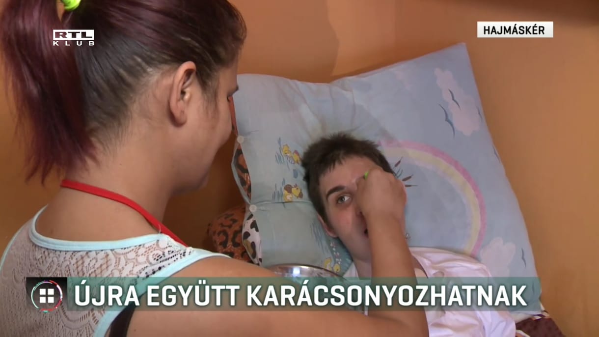 Két év után otthon karácsonyozott a várpalotai hintabalesetben életveszélyesen megsérült fiú