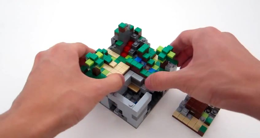 Ilyen lett a LEGO Minecraft [videó]