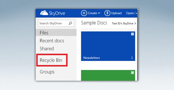 Már a SkyDrive-ból sem tűnnek el a véletlenül törölt állományok