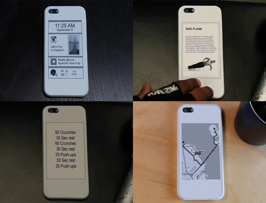Zseniális: hátsó kijelző az iPhone-okra