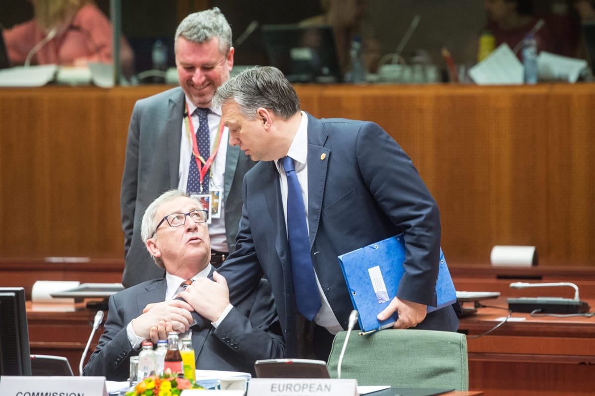 Juncker Orbánnak: 