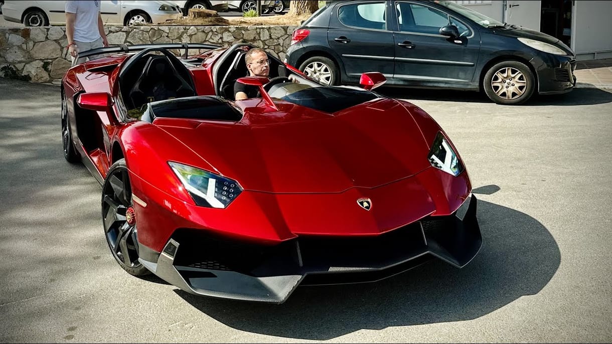 Egyetlen példány létezik a Lamborghini Aventador J-ből, aminek még szélvédője sincs