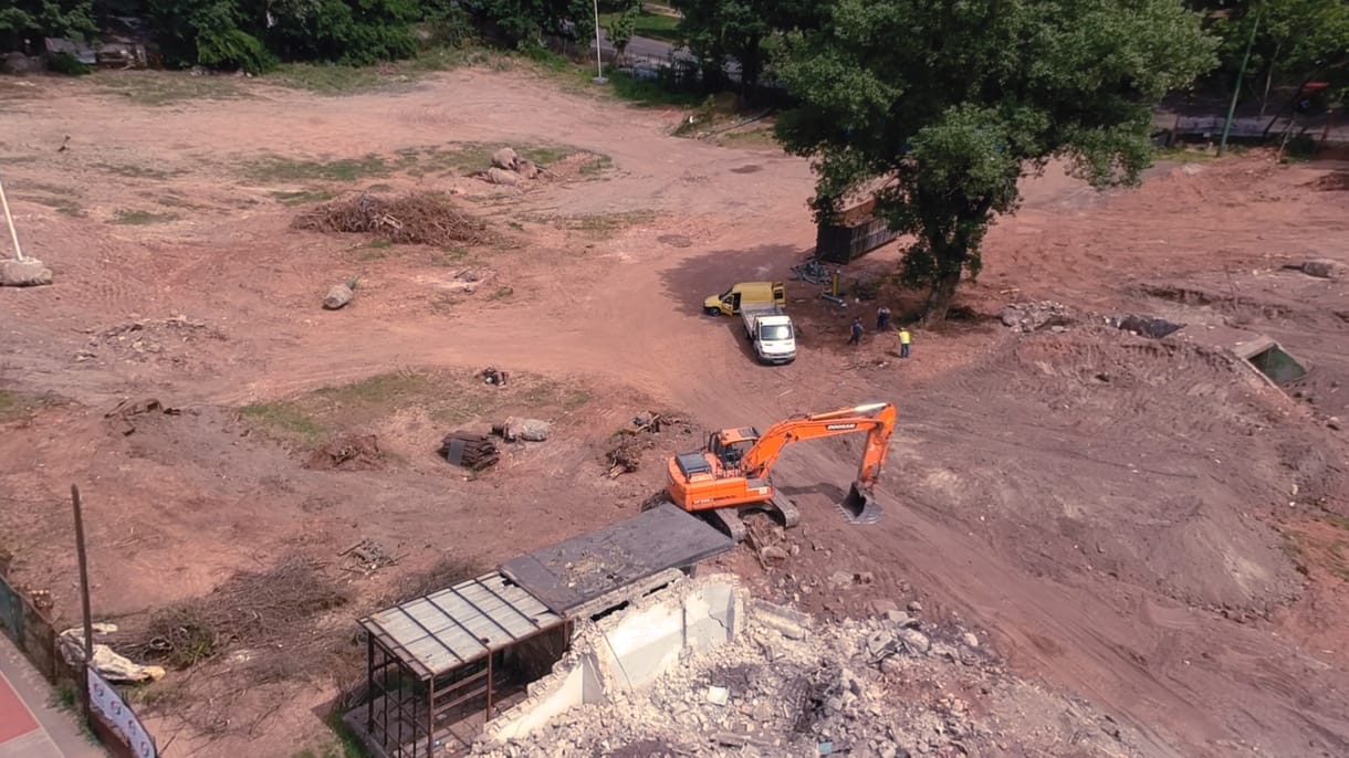 Így néz ki felülről a főváros tudta nélkül letarolt terület a Margitszigeten - videó