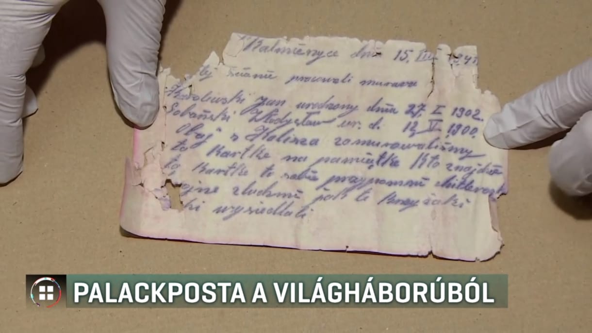 Világháborúban íródott levelet találtak egy lengyel vasútállomáson