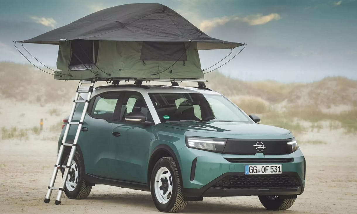 Akár aludhatunk is az új Opel Frontera tetején