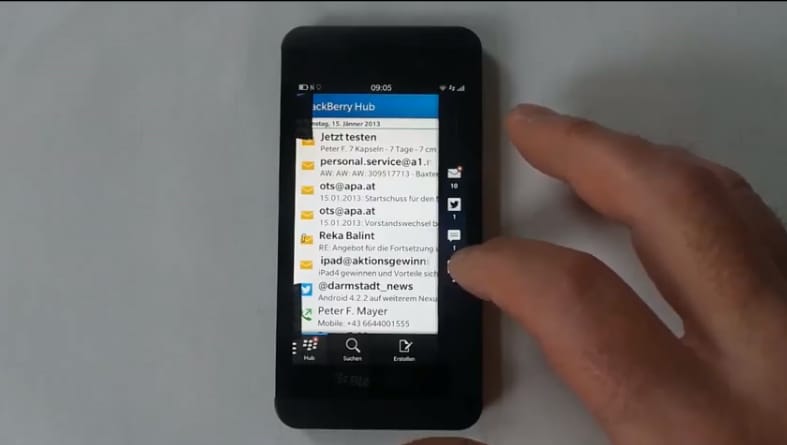 Már videó is látható a még meg sem jelent Z10-ről