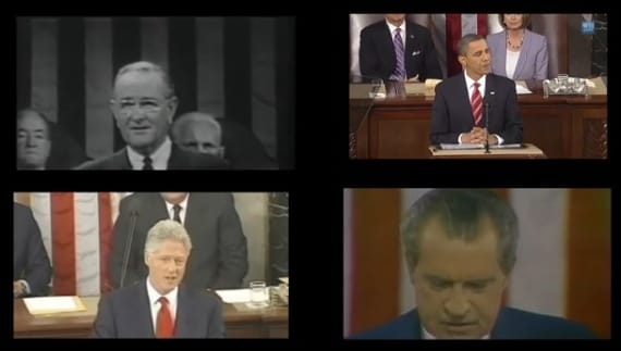 Bush, Obama, Nixon – egykutya? Sosem látott mix az elnöki évértékelő beszédekből