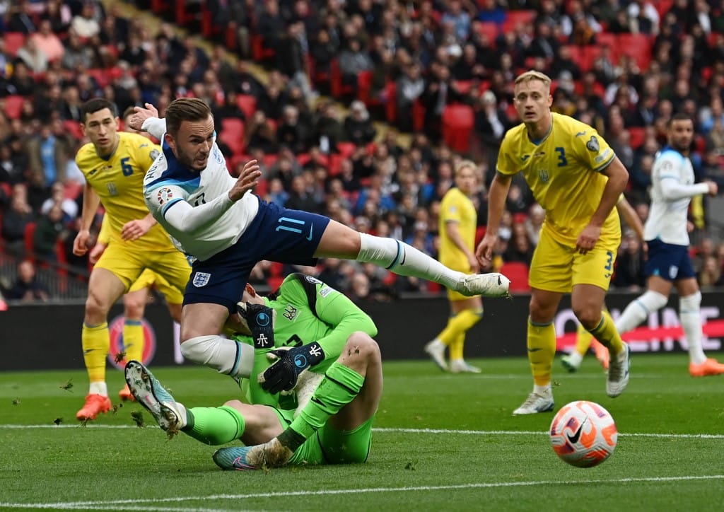 Sima angol siker az ukránok ellen a Wembleyben
