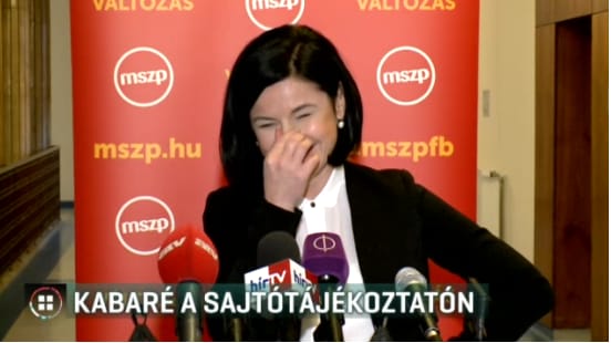Szétnevetett sajtótájékoztató: megszólalt Kunhalmi Ágnes