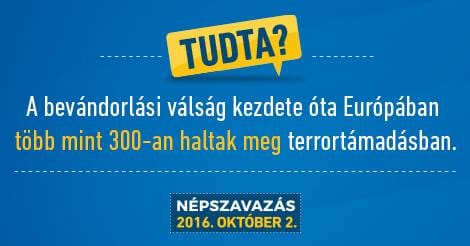 Bedobják a terrortámadás-kártyát a kormány plakátkampányában – fotó