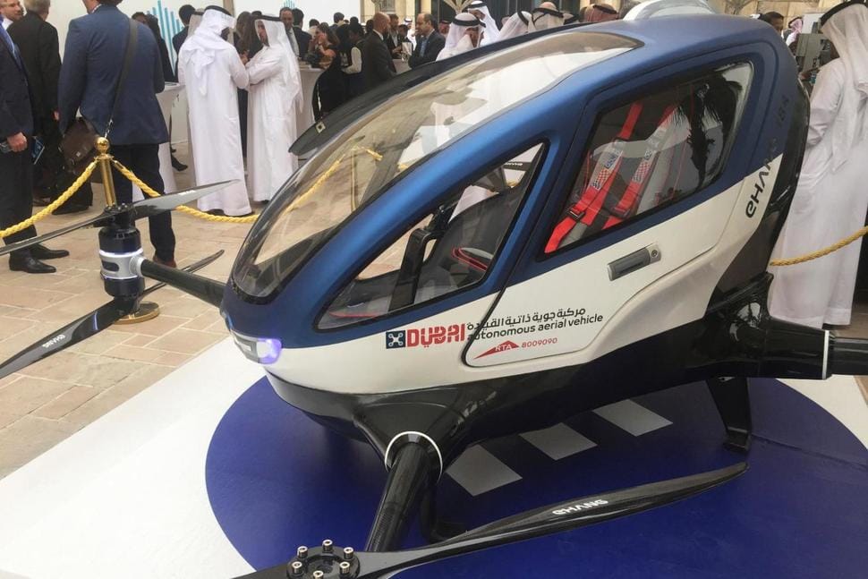 Dubajban nem az Uberrel, hanem repkedő személyszállító drónokkal kell versenyezniük a taxisoknak