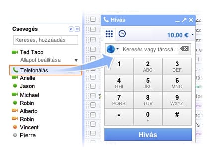 Kedvezményes tarifákkal telefonálhat a Gmailből