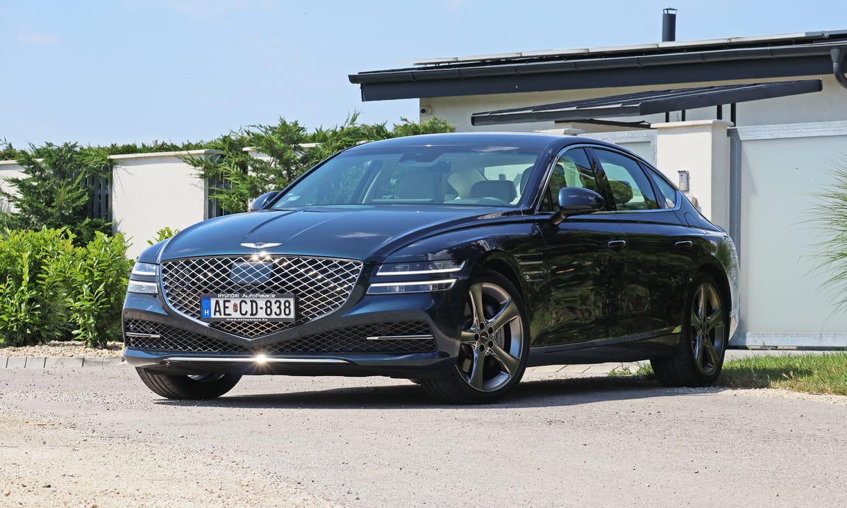 A koreai 5-ös BMW, a Hyundai E-osztálya: teszten az utánafordulós Genesis G80