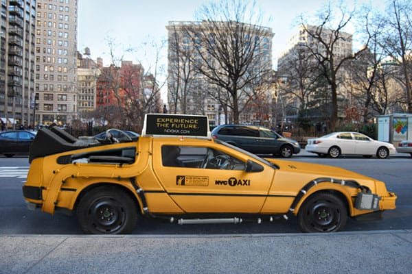 Fotó: Időgéppel szállítanák a New York-i taxis utasokat