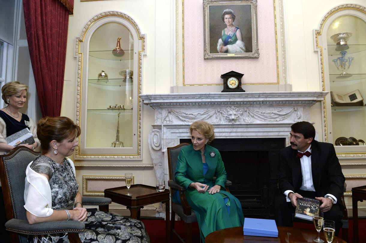 Áder Londonban találkozott Mária Krisztina Annával
