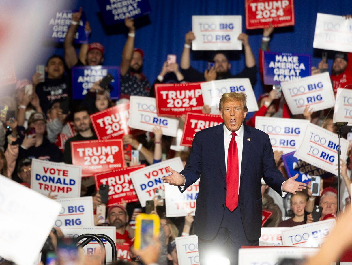 Trump szerint 3 éve Amerika még nagy nemzet volt - pedig akkor már nem ő volt az elnök