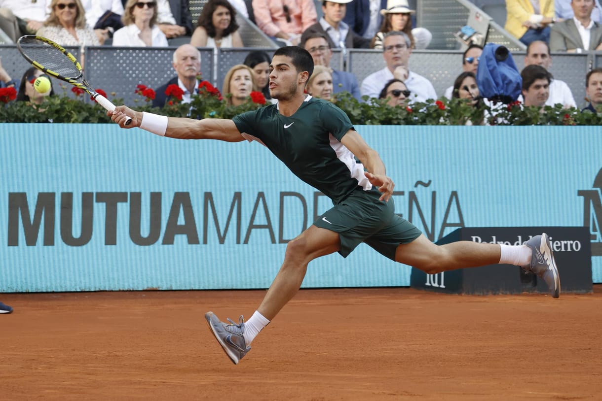 Alcaraz győzött Madridban, Nadal és Djokovic után Zverev sem volt akadály