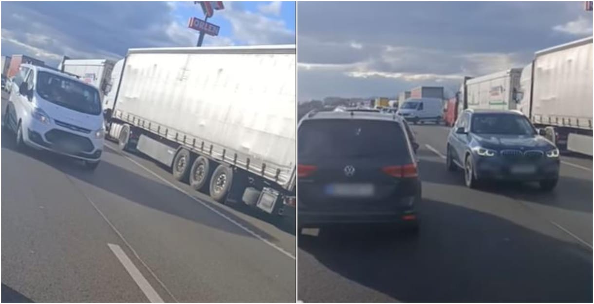 Több autós teljesen szabálytalanul elindult szembe a forgalommal a szombati tömegbaleset után – videó