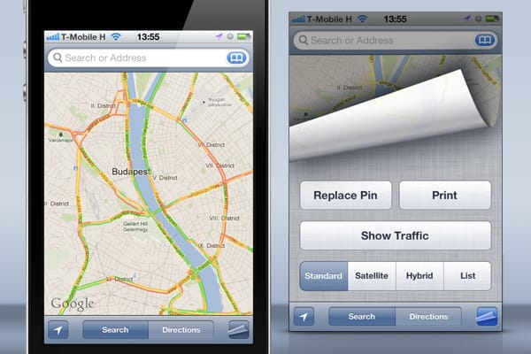iOS 5 tipp: forgalom figyelése a Google Mapsben
