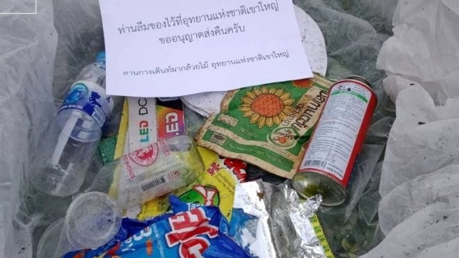Egy thai nemzeti park mostantól a turisták után küldi a szemetüket