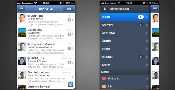 Megérkezett a Sparrow új iPhone frissítése: POP támogatás!