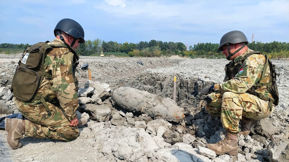 120 kilós légibombát találtak Csepelen