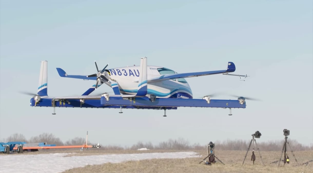 Tényleg repülő taxit fejleszt a Boeing, már meg is volt az első teszt – videó