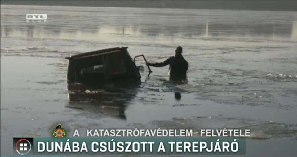 Dunába szakadt terepjáró: dupla szívás lett a vége