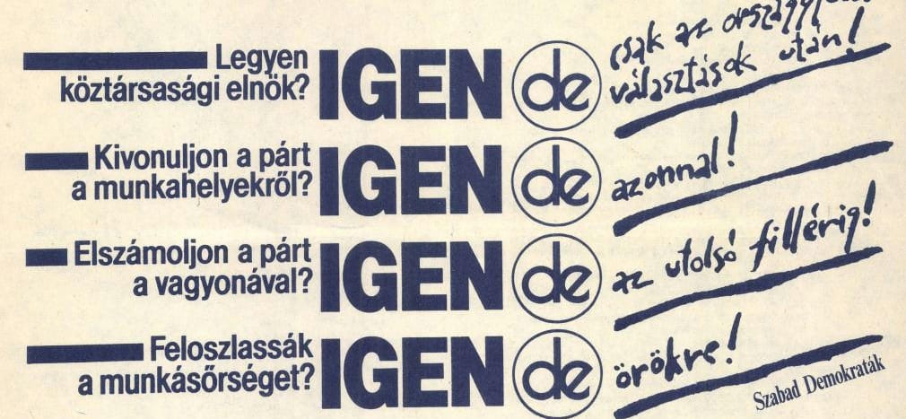 35 évvel ezelőtt 6001 emberen múlt, hogy ne vegyen egészen más irányt a magyarországi rendszerváltás