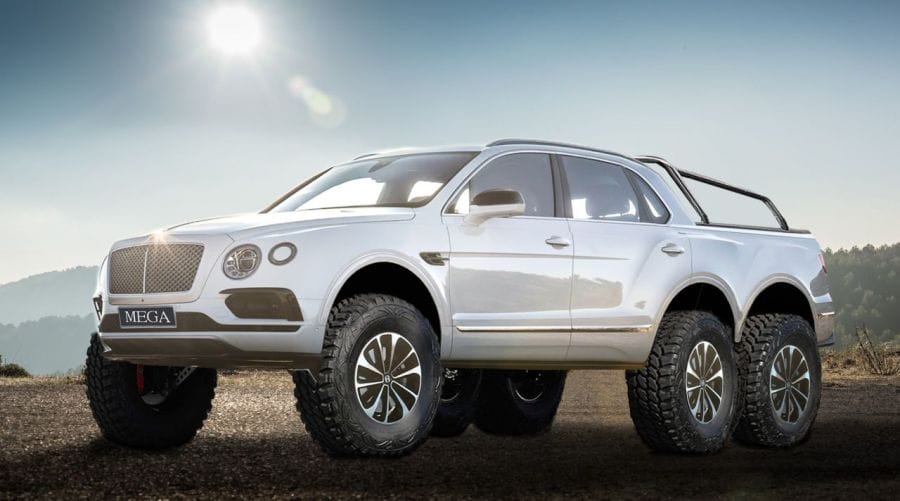 Ez aztán egy igazi luxus rettenet: Bentley Bentayga 6X6