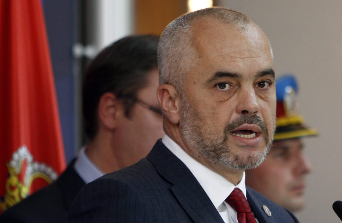 Megfagyott a levegő, amikor az albán kormányfő beszélt Belgrádban