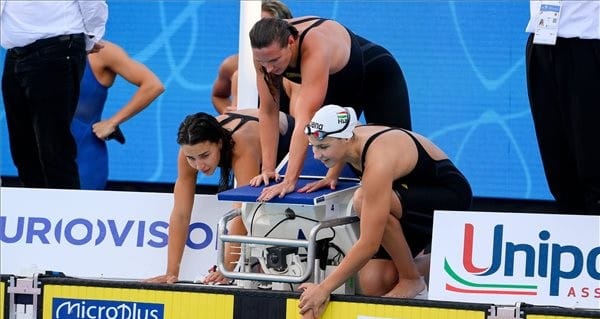 Harmadik lett a női váltó a római vizes Európa-bajnokságon