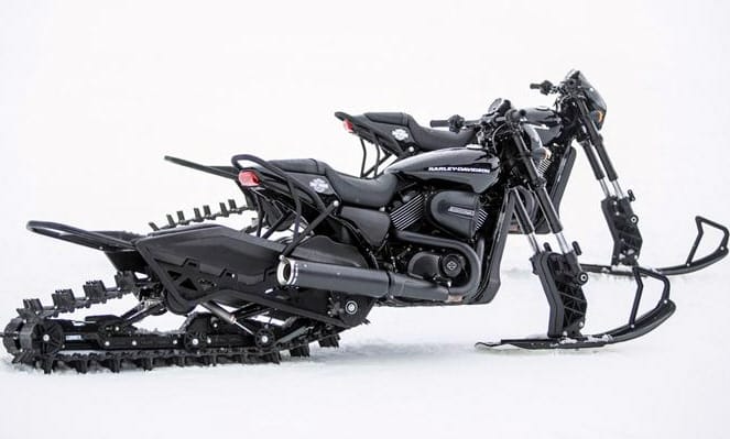 Azért van stílusa egy Harley-Davidson hómotornak