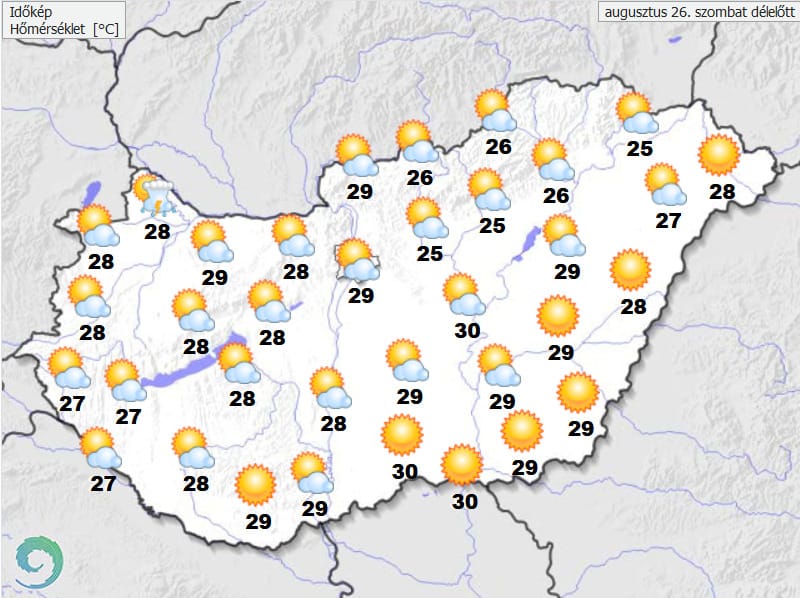 Brutális kánikulával búcsúzik a nyár, keddre ígérik a 10 fokos lehülést