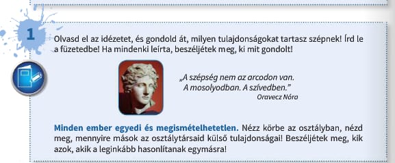 Fotó: Oravecz Nóra-idézettel tanít a harmadikos környezet tankönyv