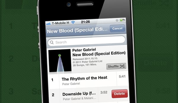 iOS 5 tipp: dalok törlése közvetlenül az iPhone-on vagy iPaden