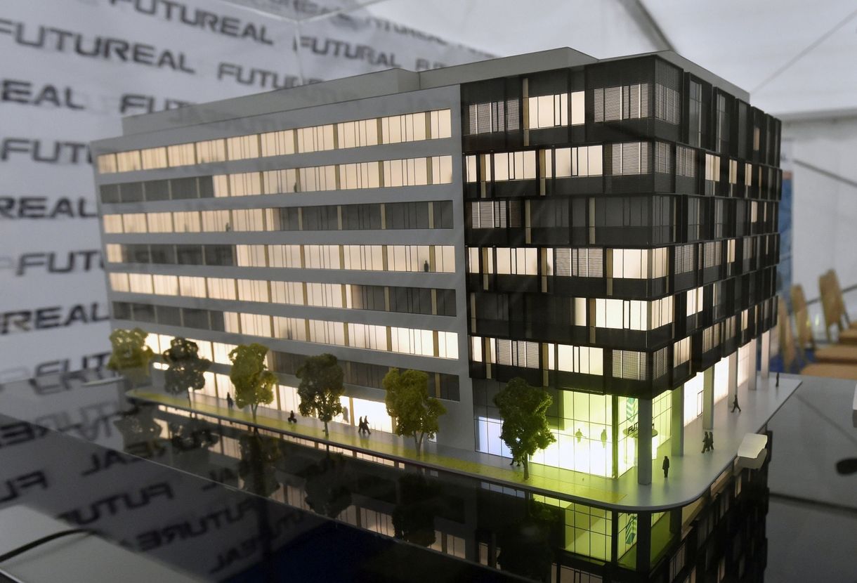 11 milliárdból építenek új irodaházat a Váci útra - látványterv