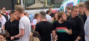 Kis híján nekimentek a portugál drukkereknek a Deák téren Ronaldo gólja után