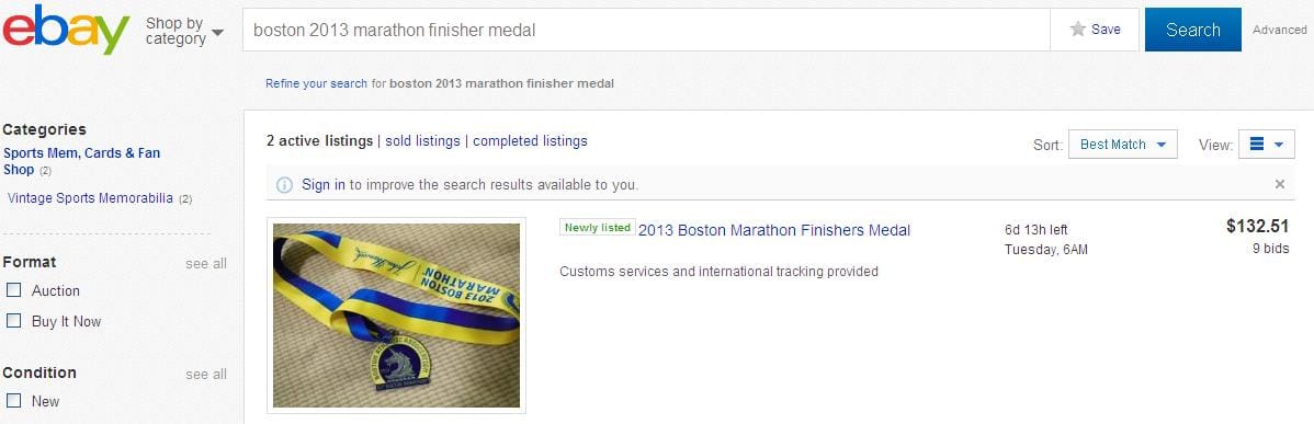 Bostoni relikviákat árulnak az eBayen - fotók