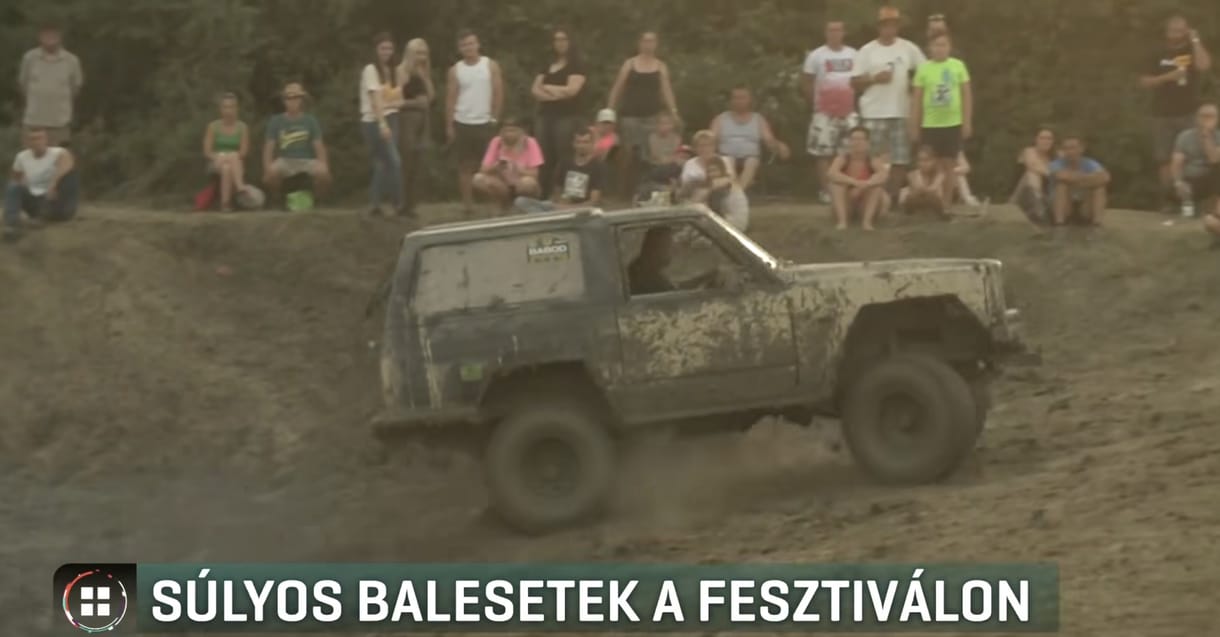 Több jármű is balesetezett és többen megsérültek a Nógrád megyei offroad-találkozón